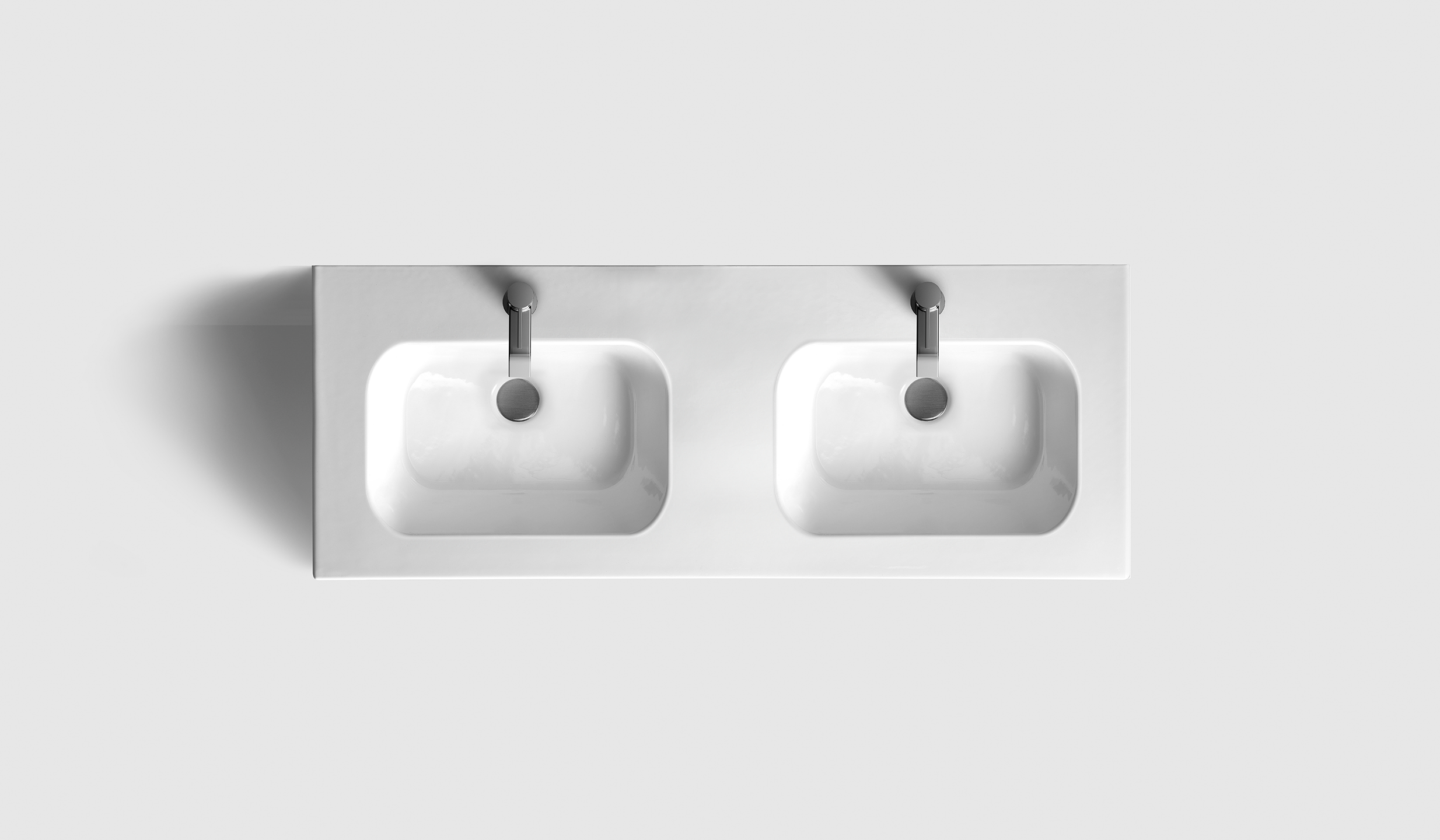 H3/120 - White - Porcelain - A2.01 Chrome