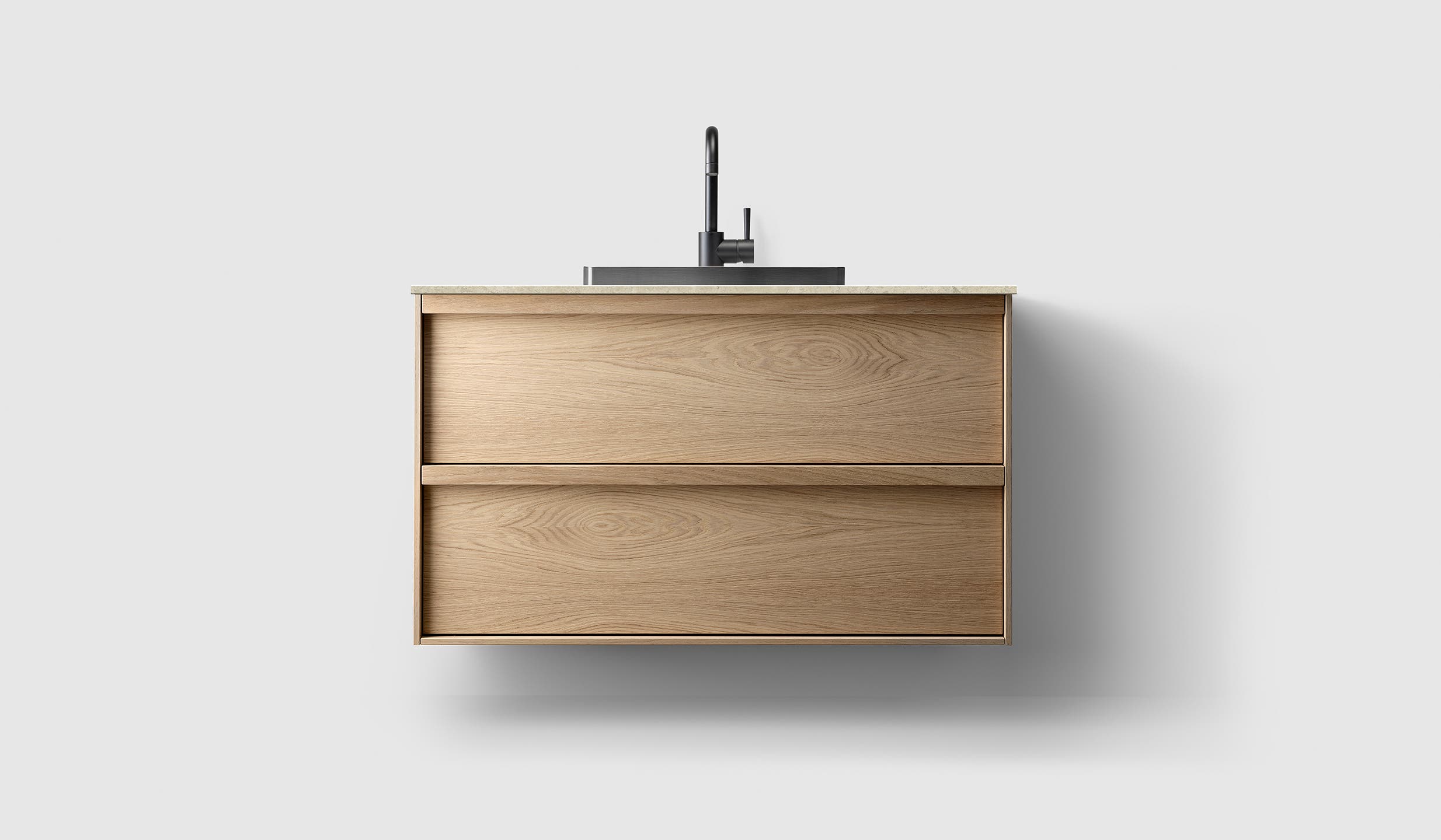 H2/100 - Oak Wood - NI/Black Chrome