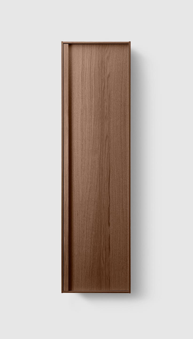 H2 TC45 Walnut Wood H2 Tall Cabinet