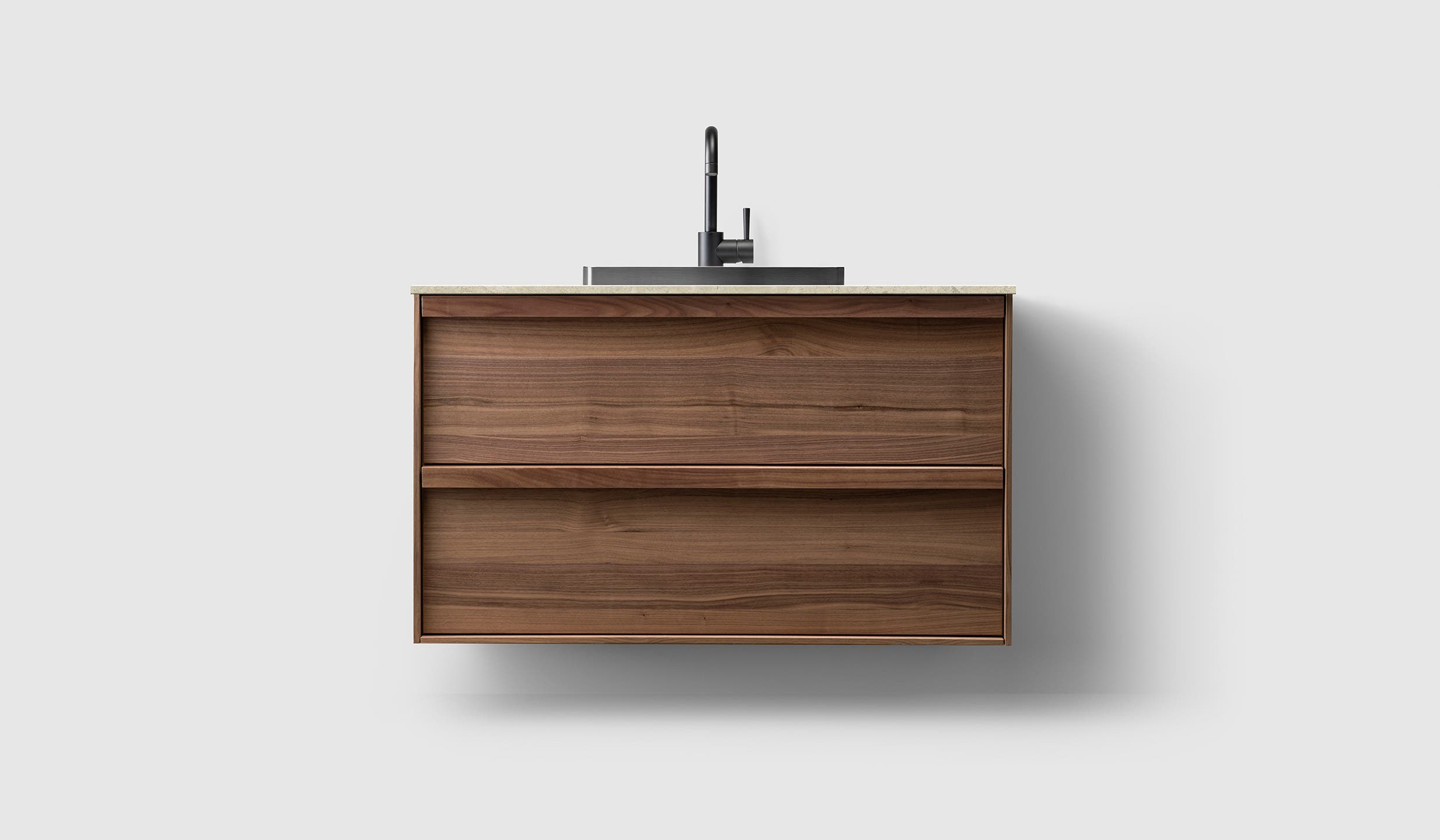 H2/100 - Walnut Wood - NI/Black Chrome